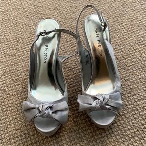 Kate Preston silver heels